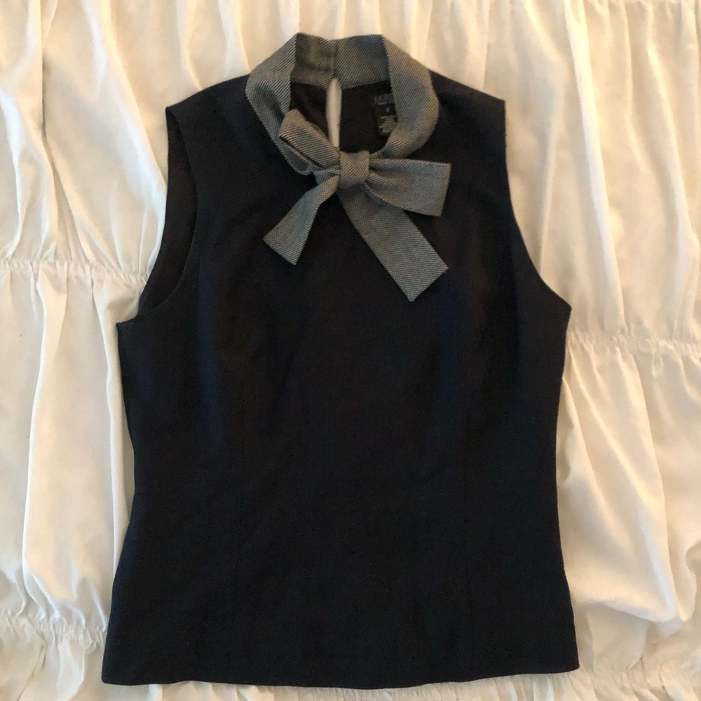 J. Crew Tie-Neck Blouse